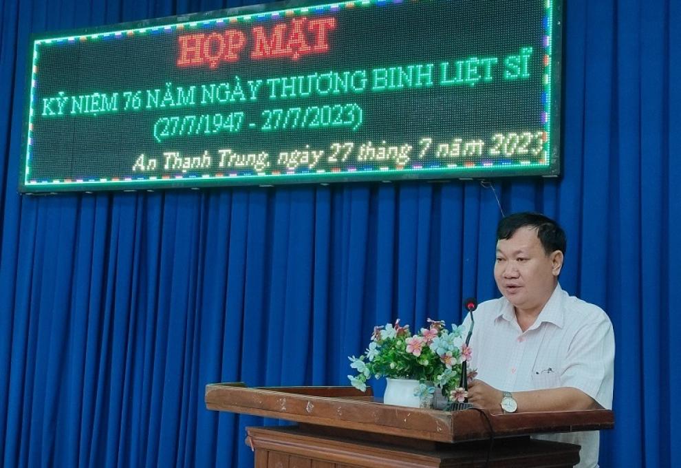 AN THẠNH TRUNG TỔ CHỨC HỌP MẶT NGÀY THƯƠNG BINH LIỆT SĨ